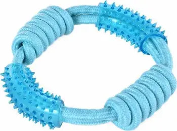 Lodër për qen Barry King Rope Chew, TPR, 18cm, rozë