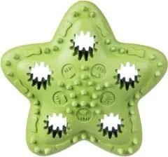 Lodër gome për qen Barry King Treat Star, 12.5cm, e gjelbër - 1
