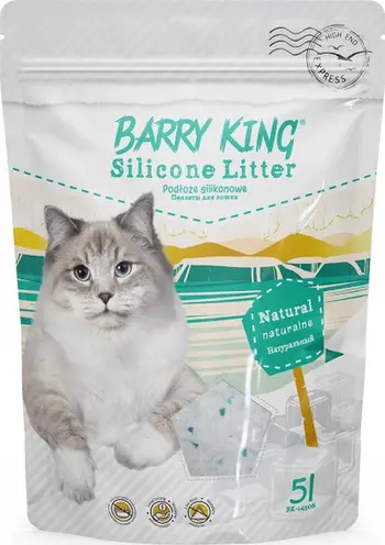 Rërë higjienike për mace Barry King Silicone Cat Litter, silikoni, 5L