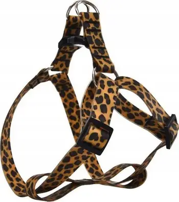 Shollë qeni Barry King Waterproof, PVC, 1.5x25-40cm, print leopard
