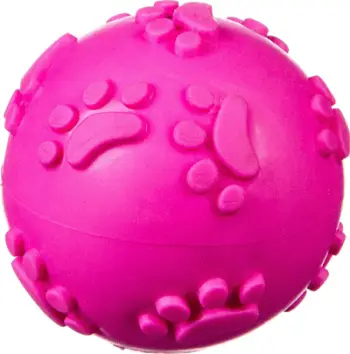 Top për qen Barry King Small Ball XS, 6cm, rozë