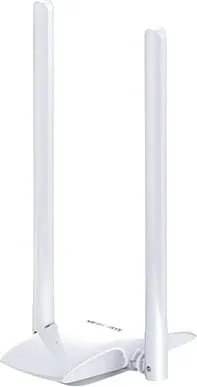 Përshtatës WiFi Mercusys MW300UH, USB, 300 Mbps, 2×2 MIMO, i bardhë - 1