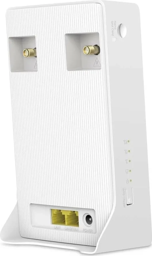 Router Mercusys MB130-4G, AC1200, i bardhë - 2