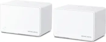 Router DSL Mercusys Halo H80X, Wi-Fi 6, sistem mesh, 2-pako, bardhë