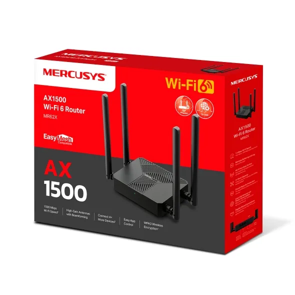 Ruter Mercusys Wi-Fi 6 AX1500 - 5