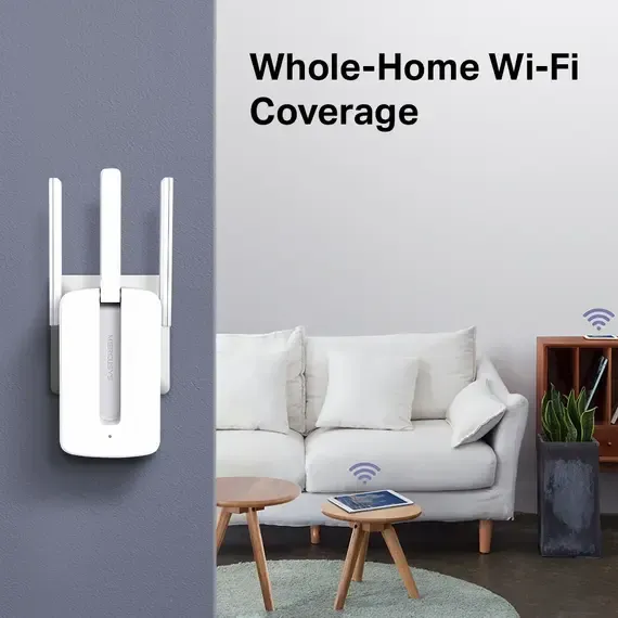 Zgjërues rrjeti Wireless Range Mercusys ,300Mbps ,MW300RE ,Bardhë - 4