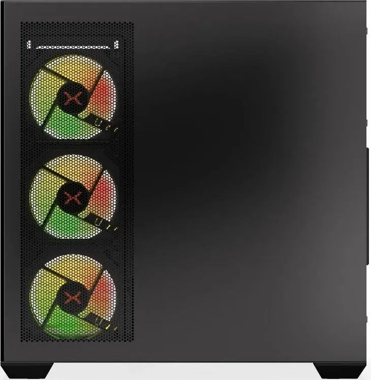 Kasë Krux Exo RGB, e zezë - 8
