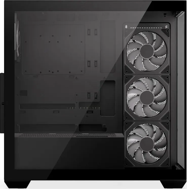 Kasë Krux Exo RGB, e zezë - 9