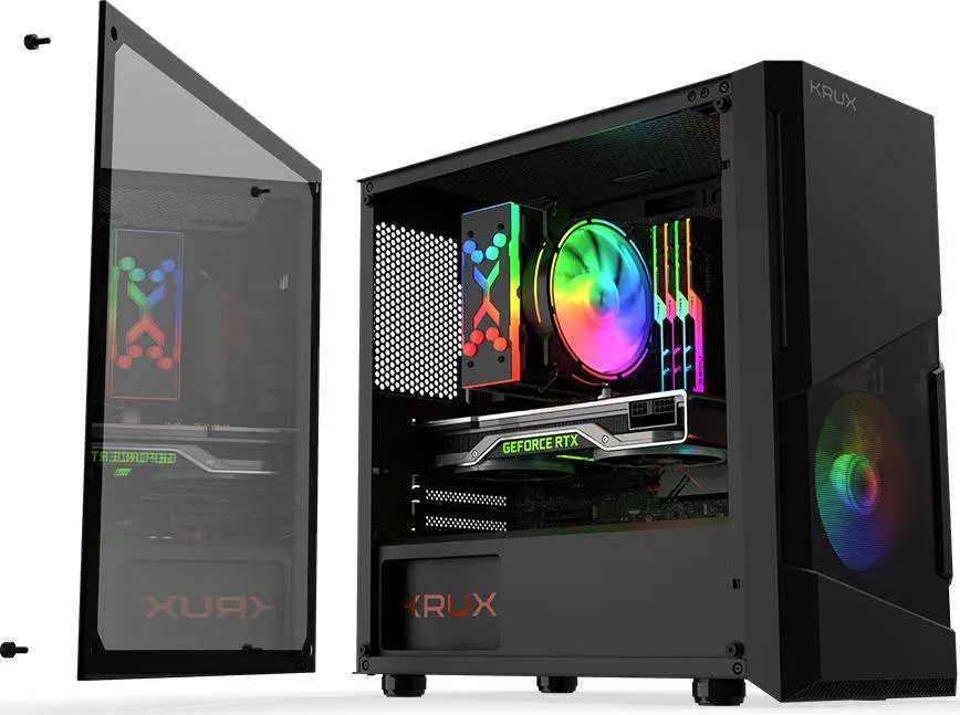 Kasë Krux Cosmo RGB, Mini Tower - 26