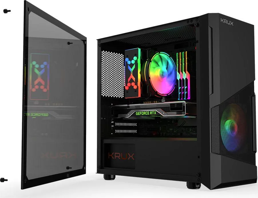 Kasë Krux Cosmo RGB, Mini Tower - 4