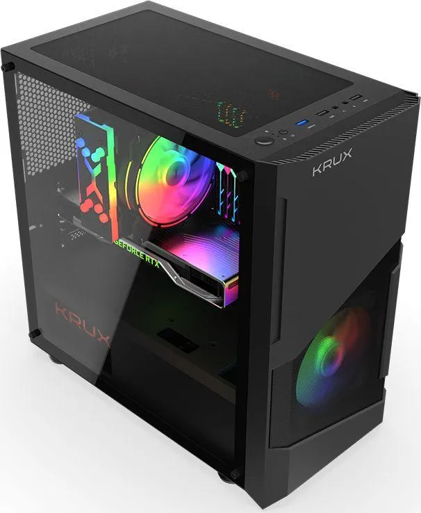 Kasë Krux Cosmo RGB, Mini Tower - 6