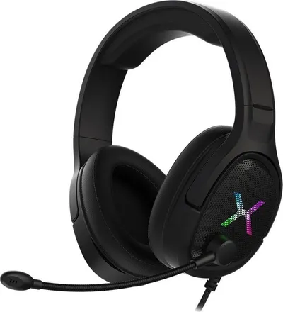 Kufje Krux POPZ RGB, me kabllo, të zeza - 1