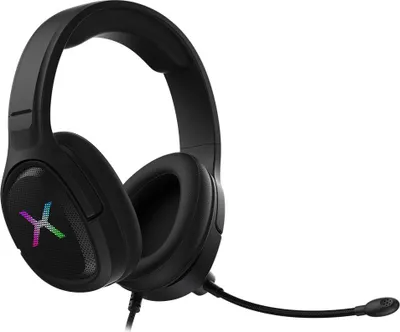 Kufje Krux POPZ RGB, me kabllo, të zeza - 2