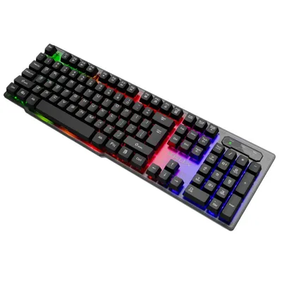 Tastierë Gaming Krux Solar, USB, RGB, e zezë - 3