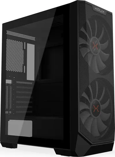 Kasë kompjuteri Krux Vortex ARGB (KRX0094), e zezë - 2
