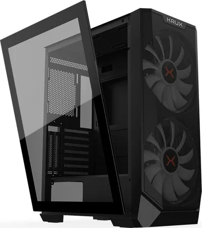 Kasë kompjuteri Krux Vortex ARGB (KRX0094), e zezë - 21
