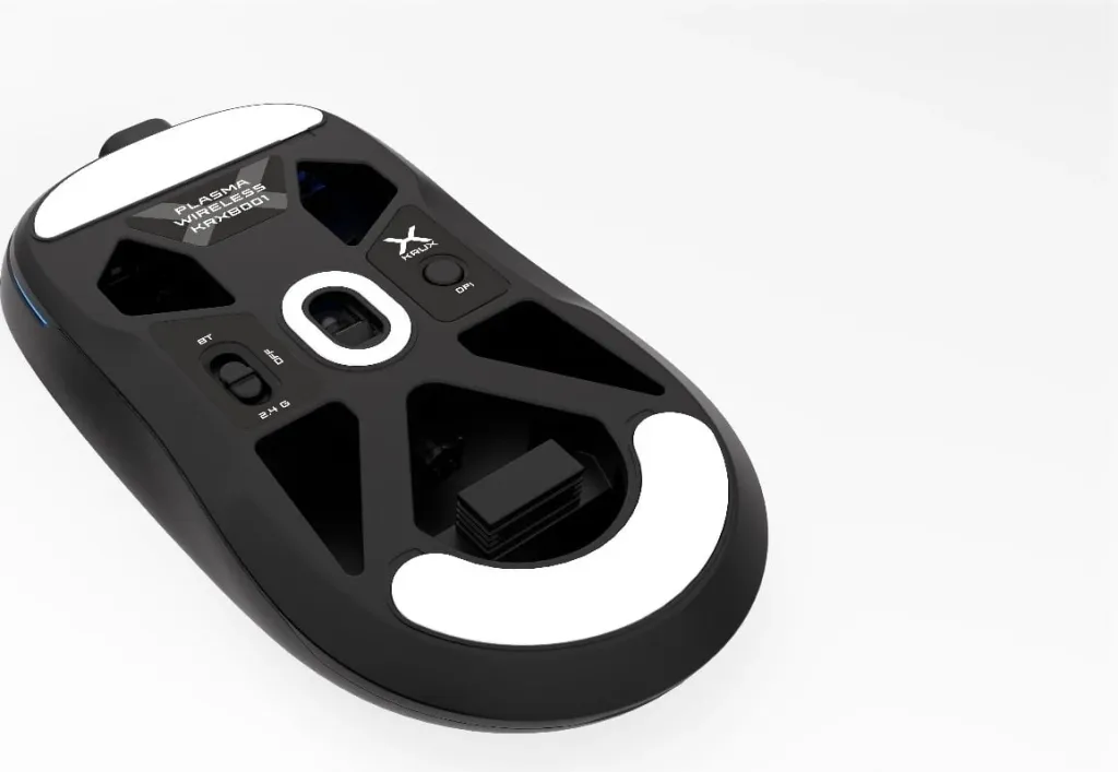 Maus KRUX Plasma Wireless KRXB001, për lojëra, i zi - 7
