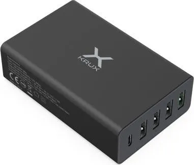 Karikues Krux KRX0044(KRX0044), 4x USB-A, 1x USB-C, 11 A, i zi - 1