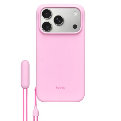 Beats iPhone 17 Pro Kickstand Case with MagSafe and Camera Control, Pebble Pink - 1