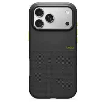 Beats iPhone 17 Pro Max Rugged Case with MagSafe and Camera Control, Everest Black