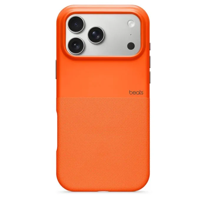 Beats iPhone 17 Pro Max Rugged Case with MagSafe and Camera Control, Sierra Orange - 1