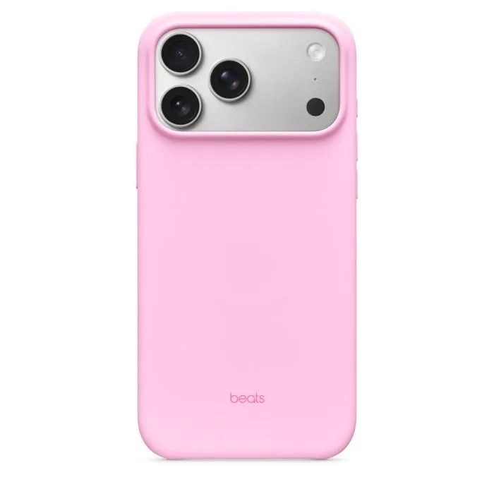 Beats iPhone 17 Pro Max Case with MagSafe and Camera Control, Pebble Pink - 1