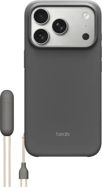 Beats iPhone 17 Pro Case with MagSafe and Camera Control, Granite Gray