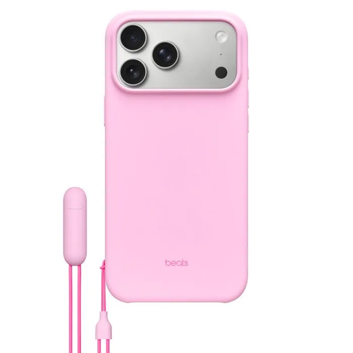 Beats iPhone 17 Pro Max Kickstand Case with MagSafe and Camera Control, Pebble Pink - 1