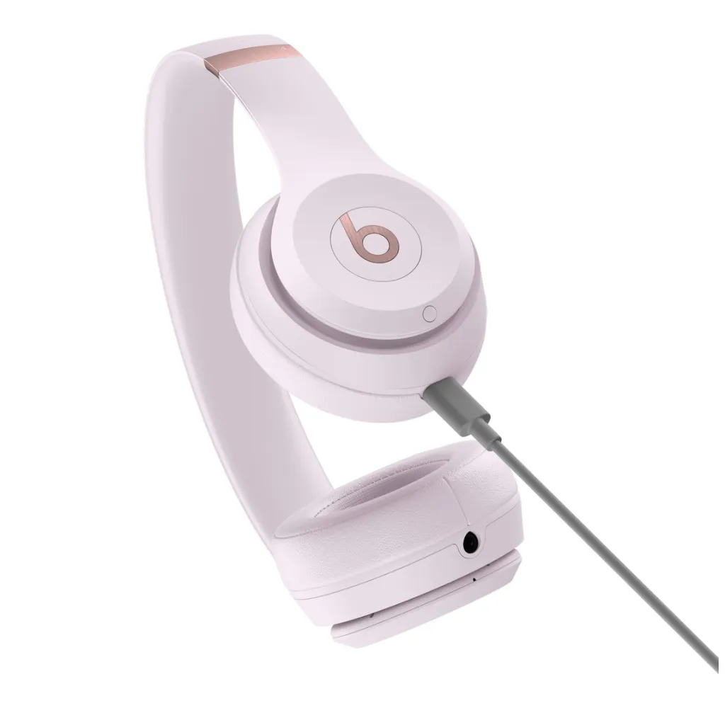 Beats Solo4 Wireless Headphones, Cloud Pink - 6