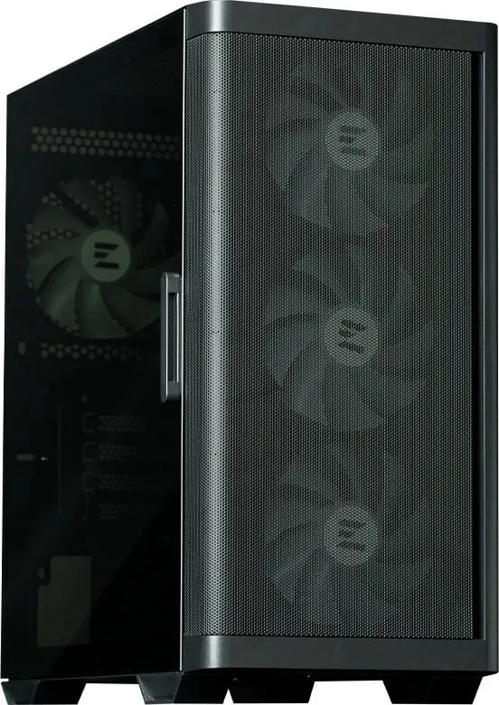 Kasë Zalman M4 ARGB, e zezë, Mini Tower - 5