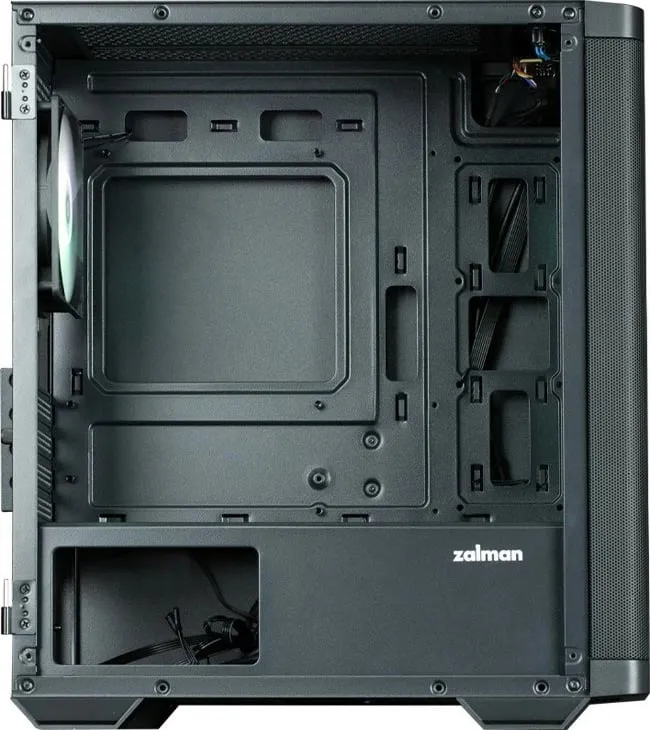 Kasë Zalman M4 ARGB, e zezë, Mini Tower - 8