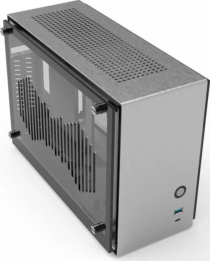 Kasë Zalman M2 Mini, e argjendtë, Micro Tower - 1