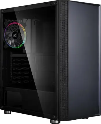 Kasë Zalman R2, e zezë, Midi Tower