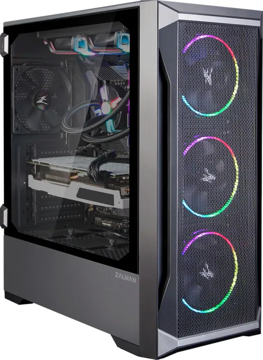 Kasë kompjuteri Zalman Z8 MS, ARGB, e zezë - 2