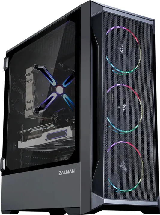 Kasë kompjuteri Zalman Z8 MS, ARGB, e zezë - 3