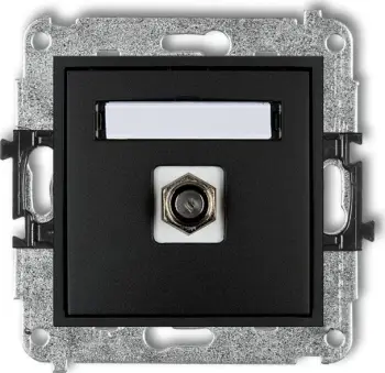 Prizë për antenë Karlik MINI type F (SAT) nickel-plated 12MGF-1