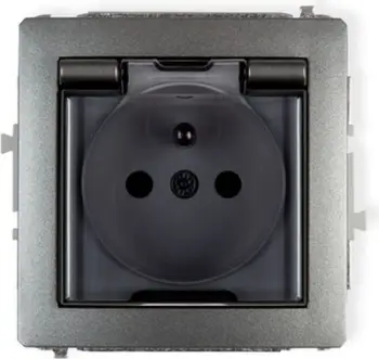 Prizë elektrike Karlik 1612331, 2p+Z, IP44
