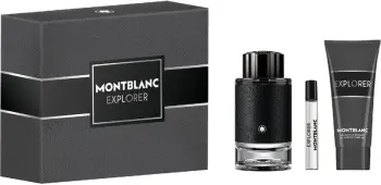Set parfum Montblanc Explorer, EDP 100 ml + xhel dushi 100 ml + EDP 7.5 ml