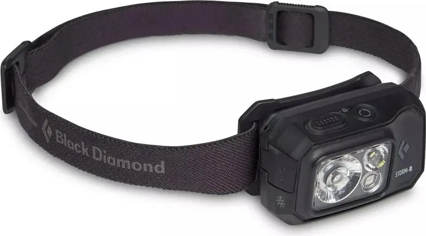 Llambë koke Black Diamond Storm 500-R, e rikarikueshme, e zezë - 1