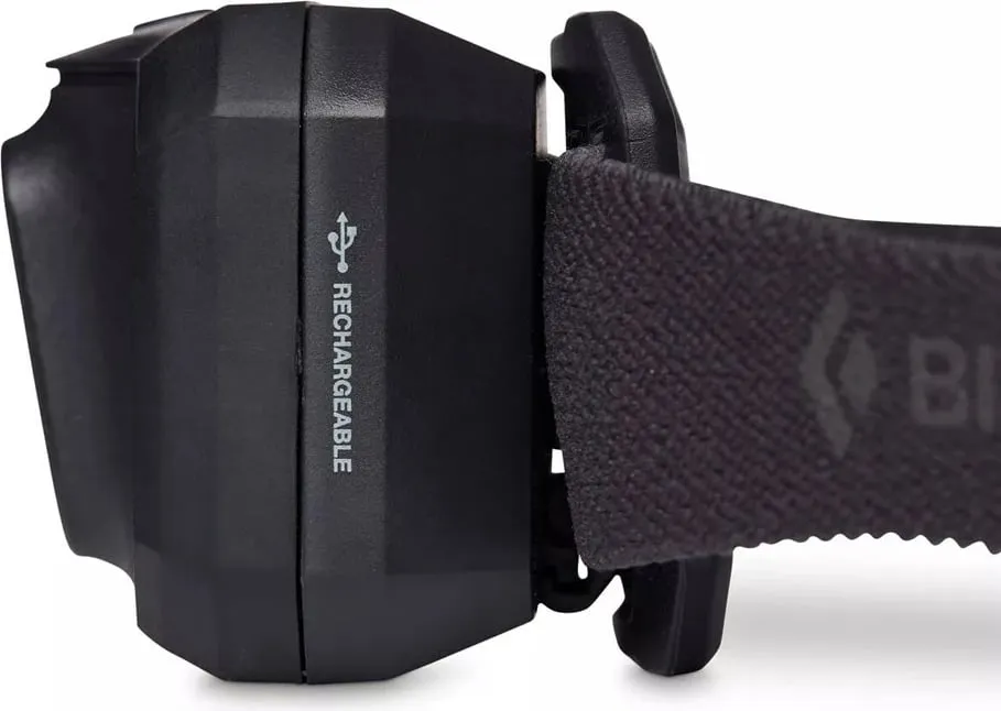 Llambë koke Black Diamond Storm 500-R, e rikarikueshme, e zezë - 3
