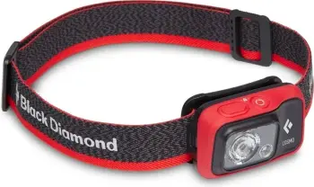 Dritë koke Black Diamond Cosmo 350, 350 lumen, rezistente ndaj ujit IPX8, portokalli
