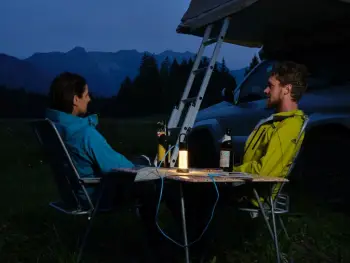 Llambë kampingu Ledlenser ML6, rikarikueshme, e bardhë