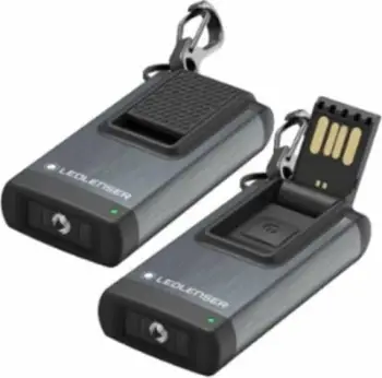 Elektrik dore Ledlenser K6R Safety, 400 lumens, 4GB USB, gri