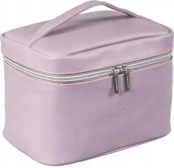 Çantë kozmetike Top Choice TC Leather 96990, 24x14x13.5 cm, imitim lëkure, e zezë