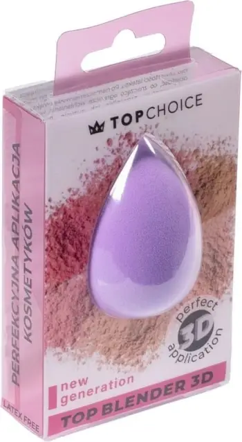 Sfungjer për grim Top Choice, rozë/vjollcë