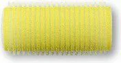 Llokme për flokë Top Choice Velcro Q25, 8 copë, të verdha - 1
