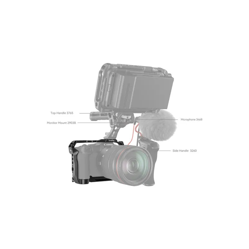 SmallRig Camera Cage for Canon EOS R8 - 5