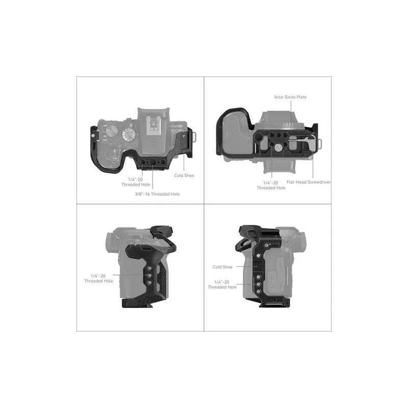 SmallRig "Black Mamba" Cage for Canon EOS R10 - 3