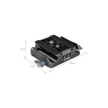 SmallRig Universal LWS Baseplate with Dual 15mm Rod Clamp