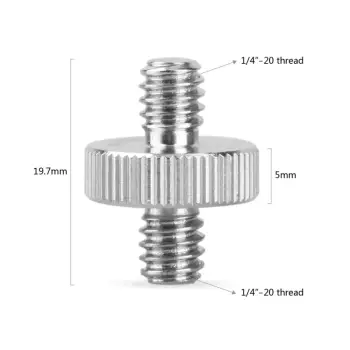 Smallrig Double Head Stud 1/4" TO 1/4" Thread